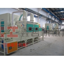 通過式自動噴砂機，輸送式自動噴砂機